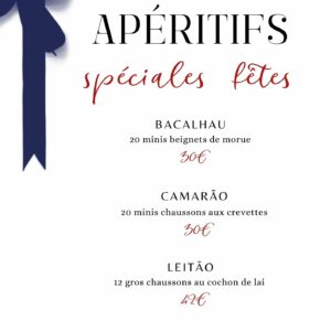 Apéritifs spéciales fêtes ALMA